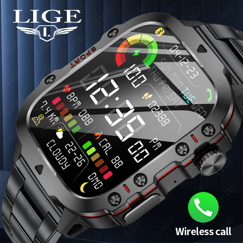 Smartwatch X12 - LIGE Outdoor Men's Sports Smart Watch