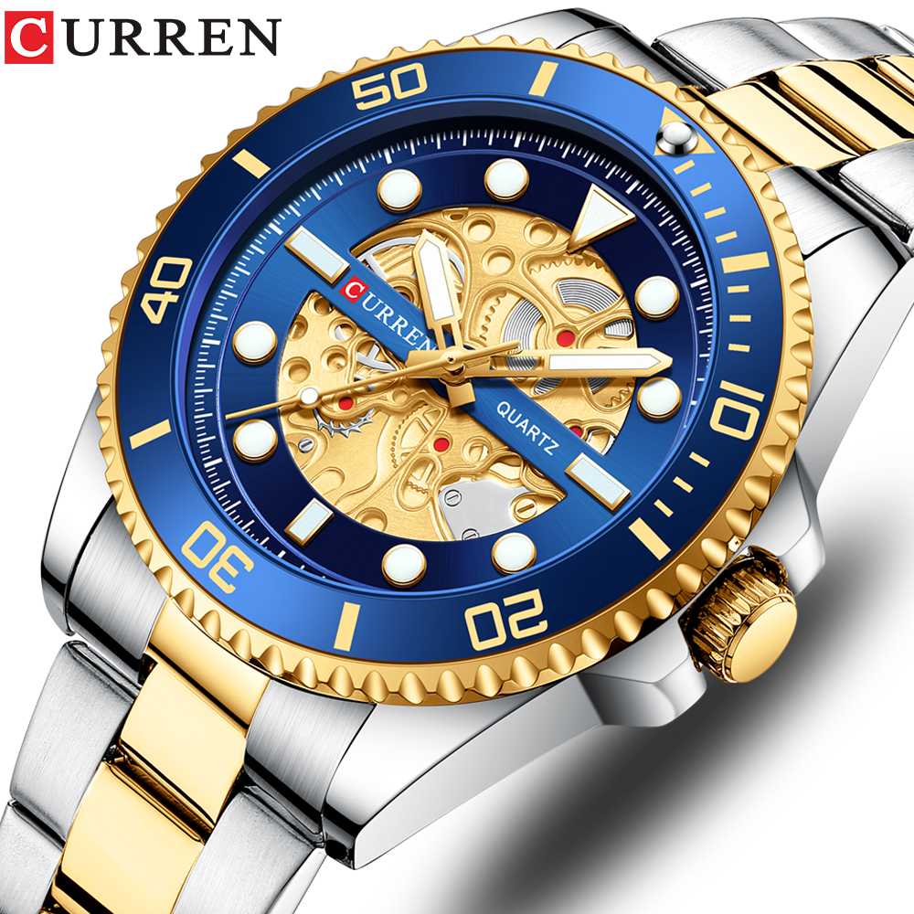 CURREN Watches Imitated Mechan - Smartwatch Guess のレビューと価格