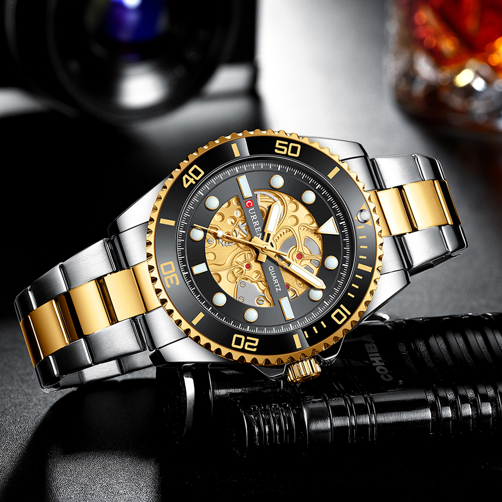 CURREN Watches Imitated Mechan - Smartwatch Guess のレビューと価格