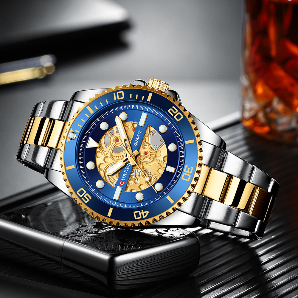 CURREN Watches Imitated Mechan - Smartwatch Guess のレビューと価格