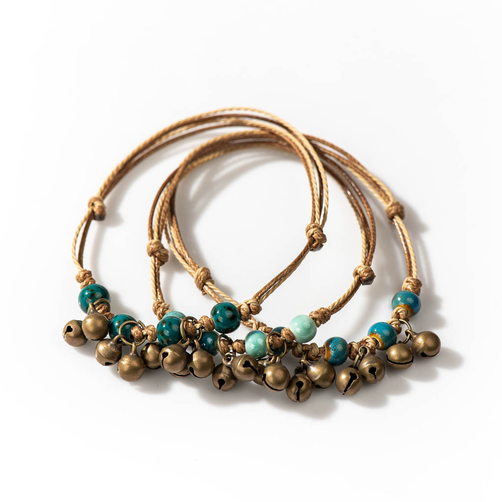 Handmade Ceramic Retro Style B - Ceramic Link Bracelet のレビューと価格