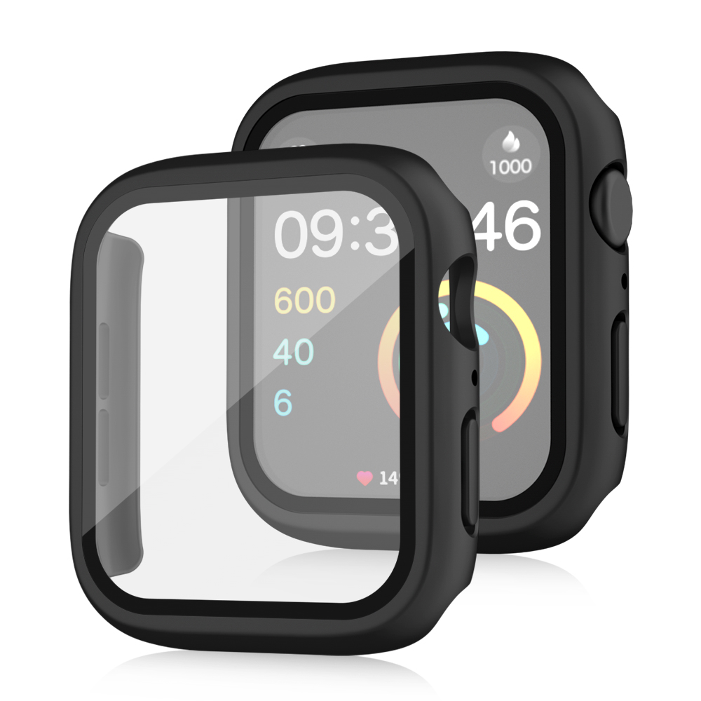 Tempered Glass+cover For Apple - Smartwatch Band Accessories のレビューと価格