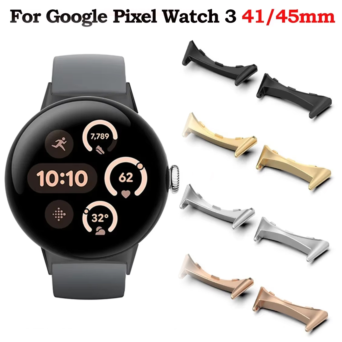 2pcs Watch Strap Connector Ada - Smartwatch Straps & Accessories のレビューと価格