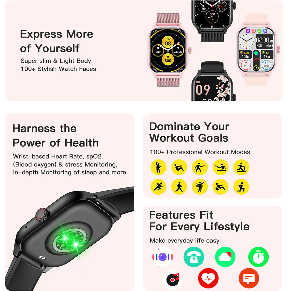 LEMFO LT10 Smart Watch 2024 An - Smartwatch X18 のレビューと価格