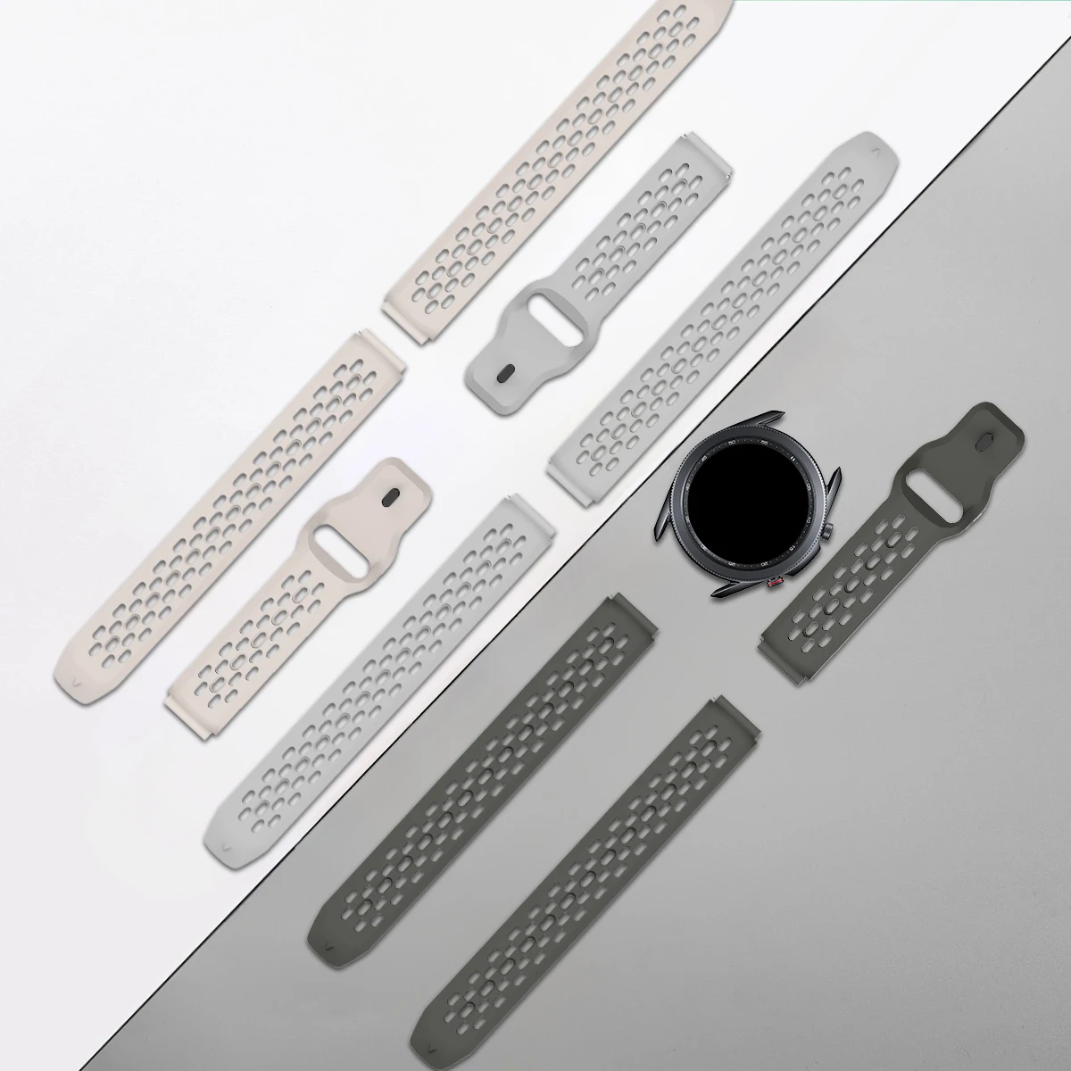 18mm 20mm 22mm Silicone Strap  - Nylon Nato Strap のレビューと価格