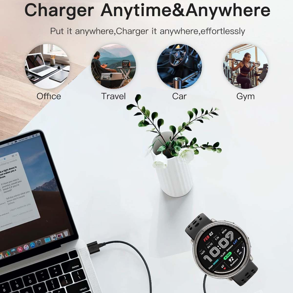 Charging base For Amazfit Acti - Amazfit Smartwatch Accessories のレビューと価格