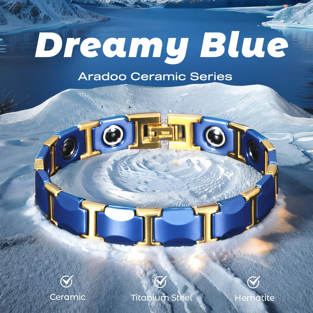 Dreamy Blue Ceramic Bracelet T - Ceramic Link Bracelet のレビューと価格
