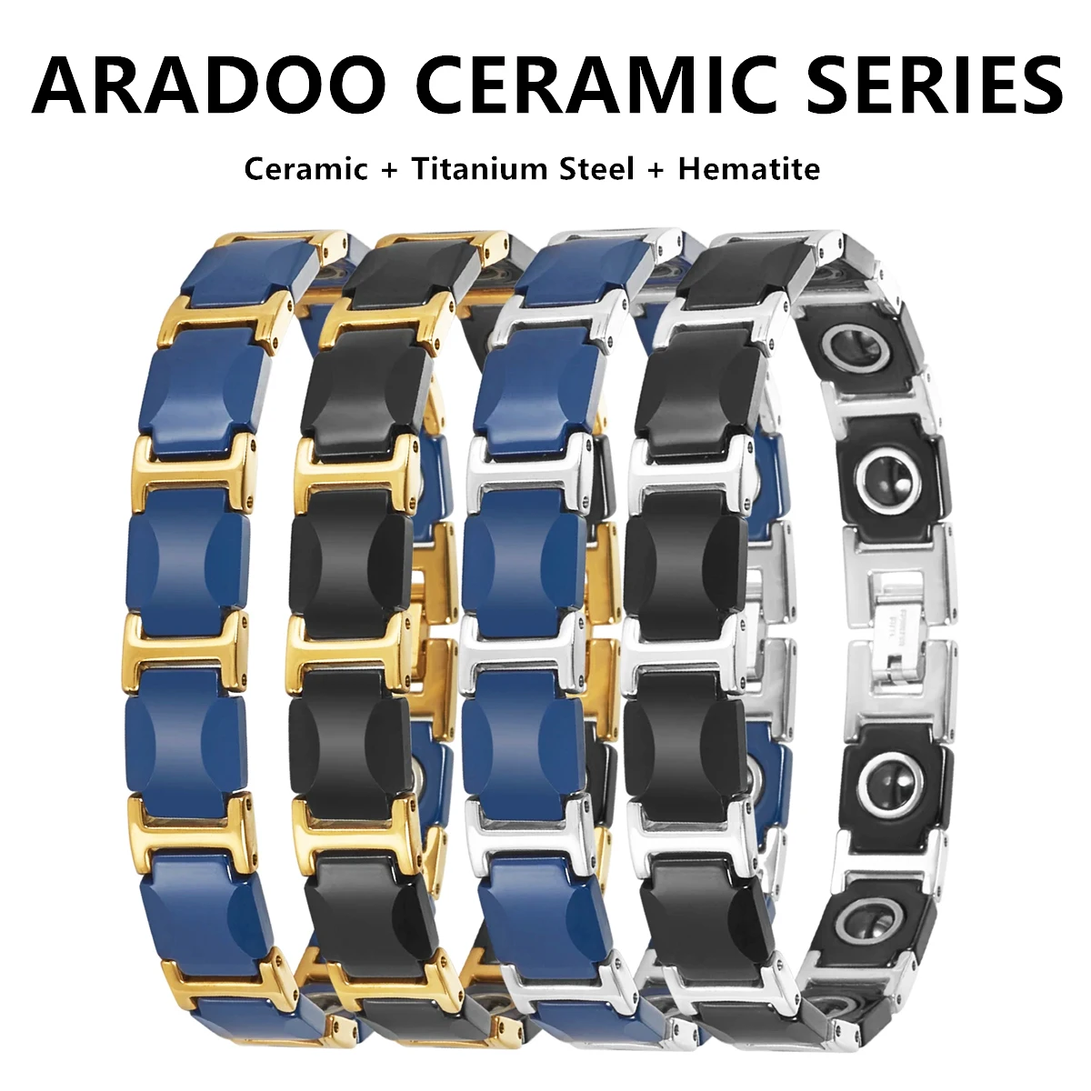 Dreamy Blue Ceramic Bracelet T - Ceramic Link Bracelet のレビューと価格