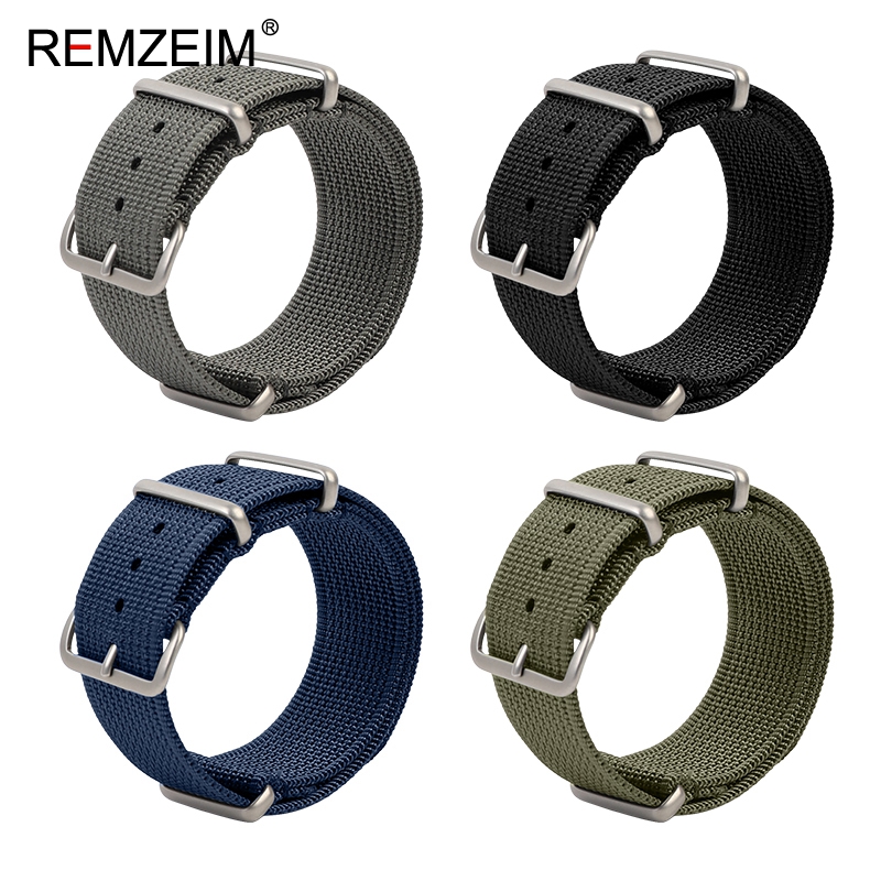 New Ribbed Nylon Watch Strap 1 - Nylon Nato Strap のレビューと価格