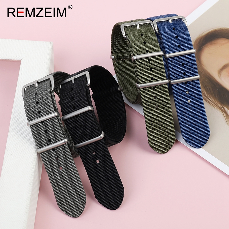 New Ribbed Nylon Watch Strap 1 - Nylon Nato Strap のレビューと価格