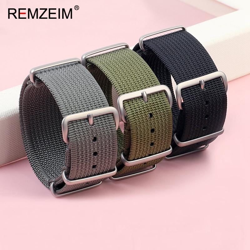 New Ribbed Nylon Watch Strap 1 - Nylon Nato Strap のレビューと価格