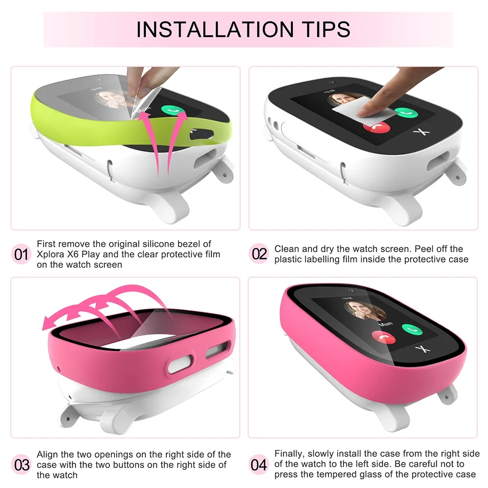 Case for Xploar X6 Play Kids S - Garmin Smartwatch Accessories のレビューと価格