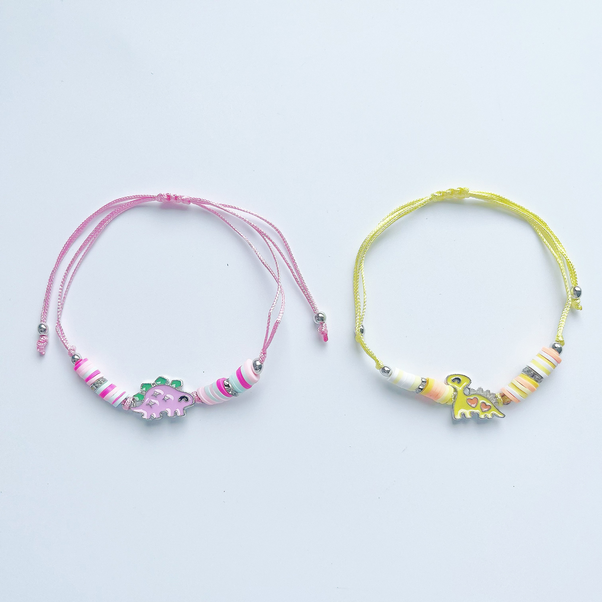 12Pcs Bohemian Style Colorful  - Ceramic Link Bracelet のレビューと価格
