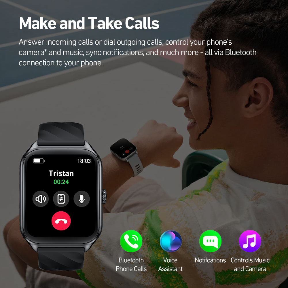New Zeblaze GTS 4 Voice Callin - Smartwatch X12 のレビューと価格