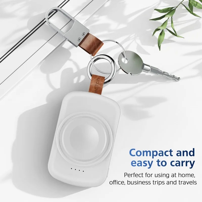 Portable 1800mAh Magnetic Wire - Wireless Charger Watch のレビューと価格