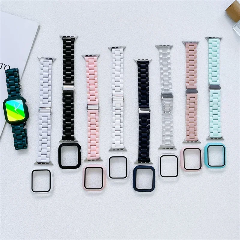 Watch strap+Case+glass For app - Smartwatch Watch Accessories For Women のレビューと価格