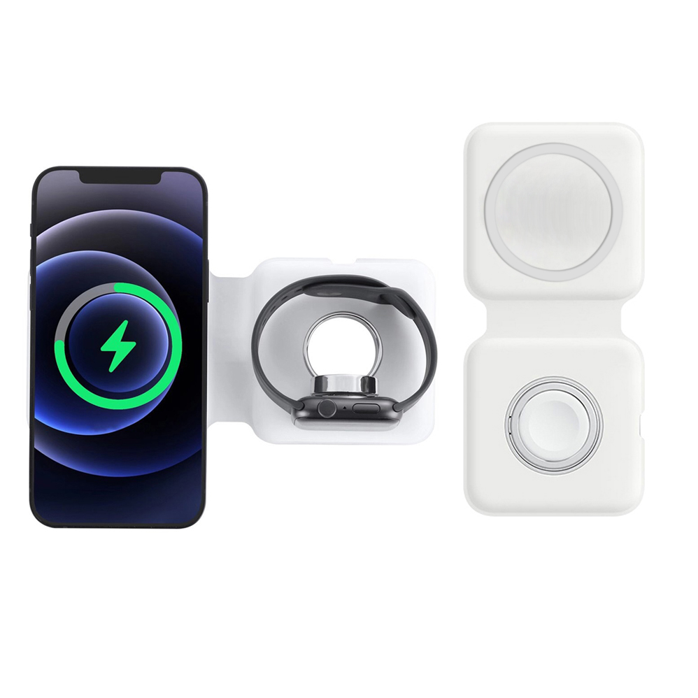 2IN1 Magnetic Wireless Charger - Smartwatch X12 のレビューと価格
