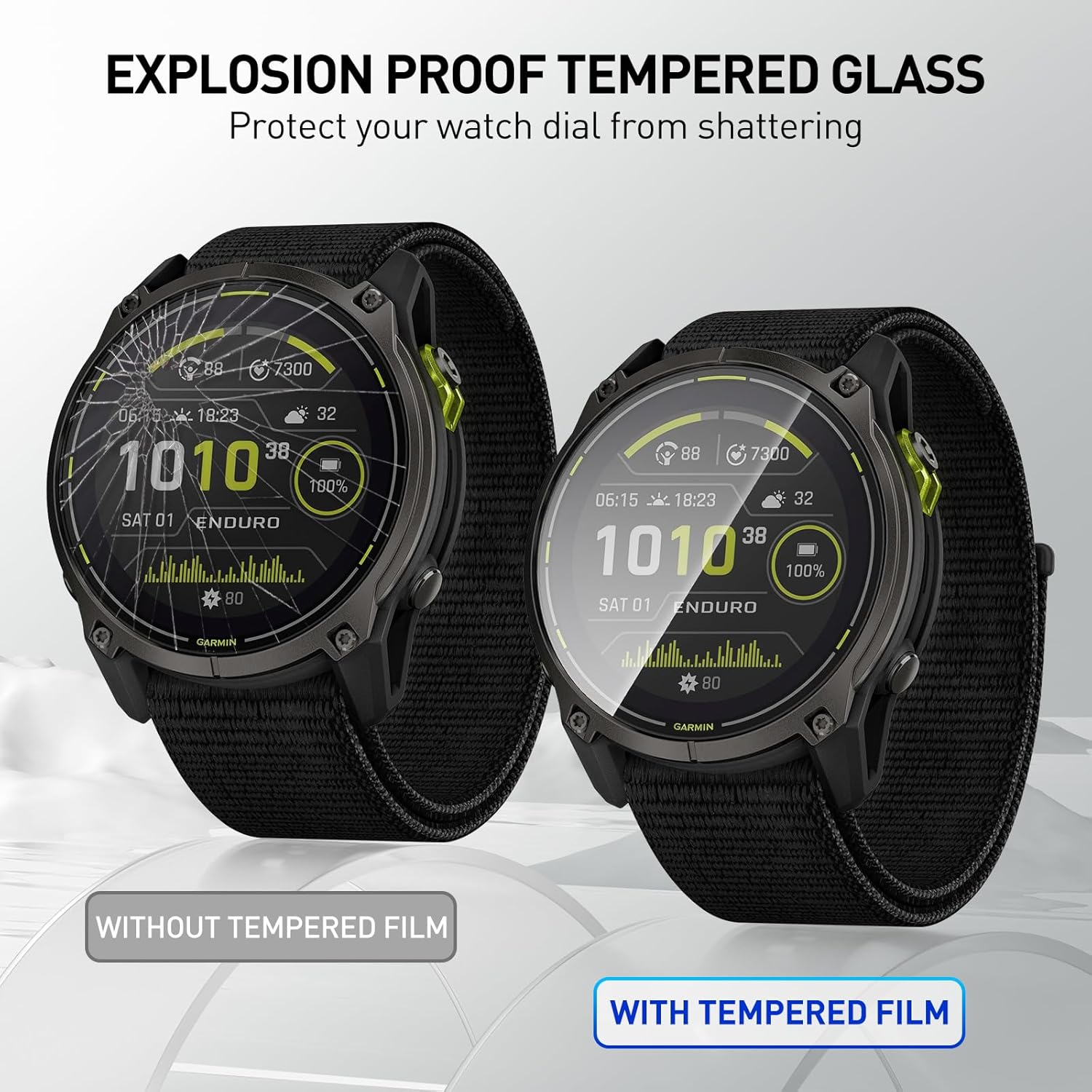 Tempered Glass Films For Garmi - Garmin Smartwatch Accessories のレビューと価格