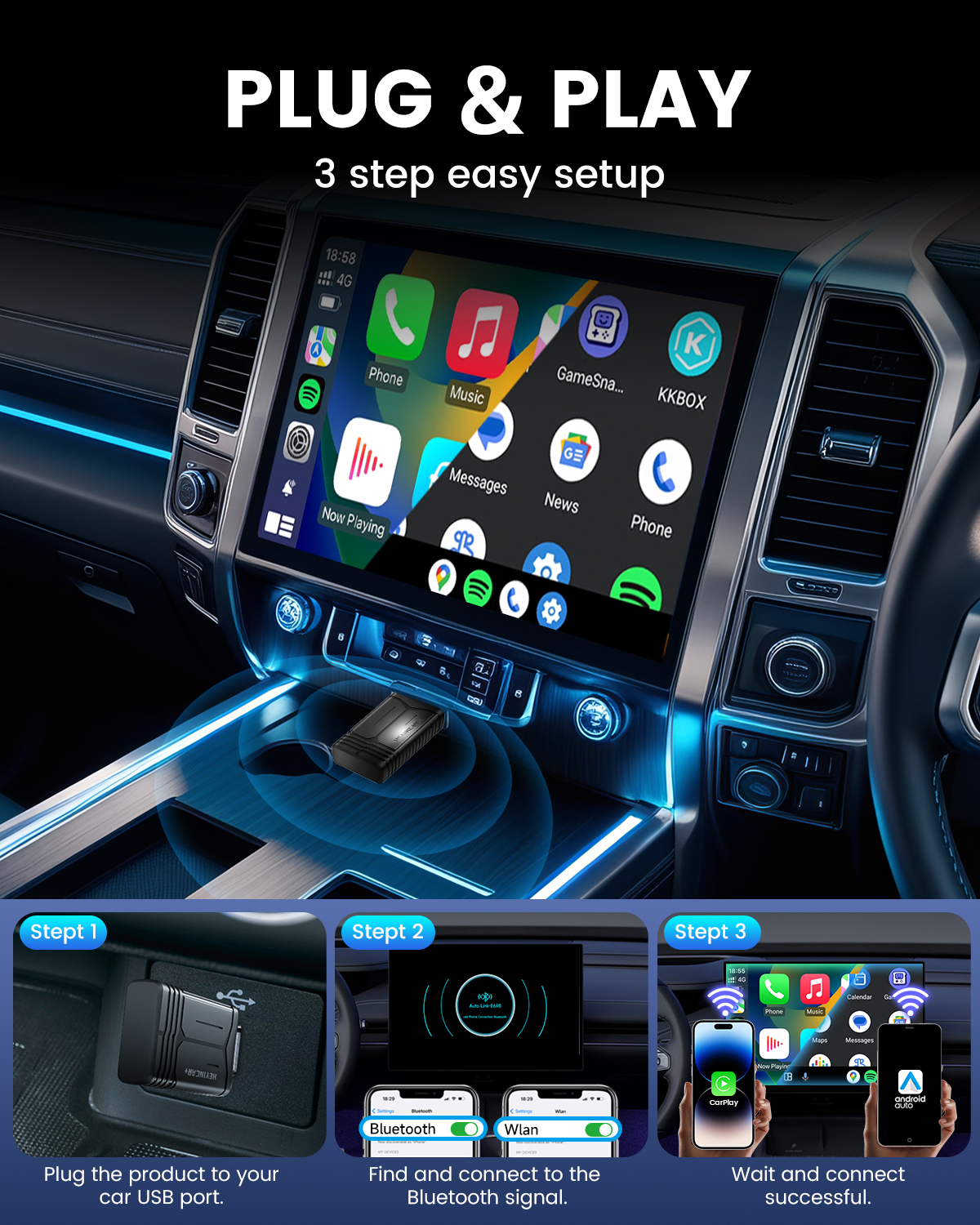 2026 NEW Wireless CarPlay Adap - Smartwatch Universal のレビューと価格