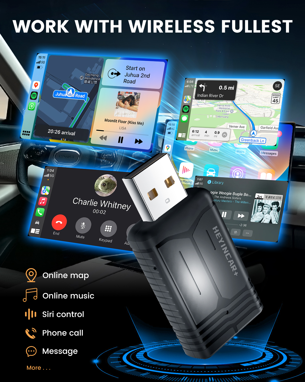 2026 NEW Wireless CarPlay Adap - Smartwatch Universal のレビューと価格
