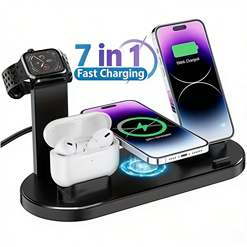 30W 7 in 1 Wireless Charger St - Wireless Charger Watch のレビューと価格