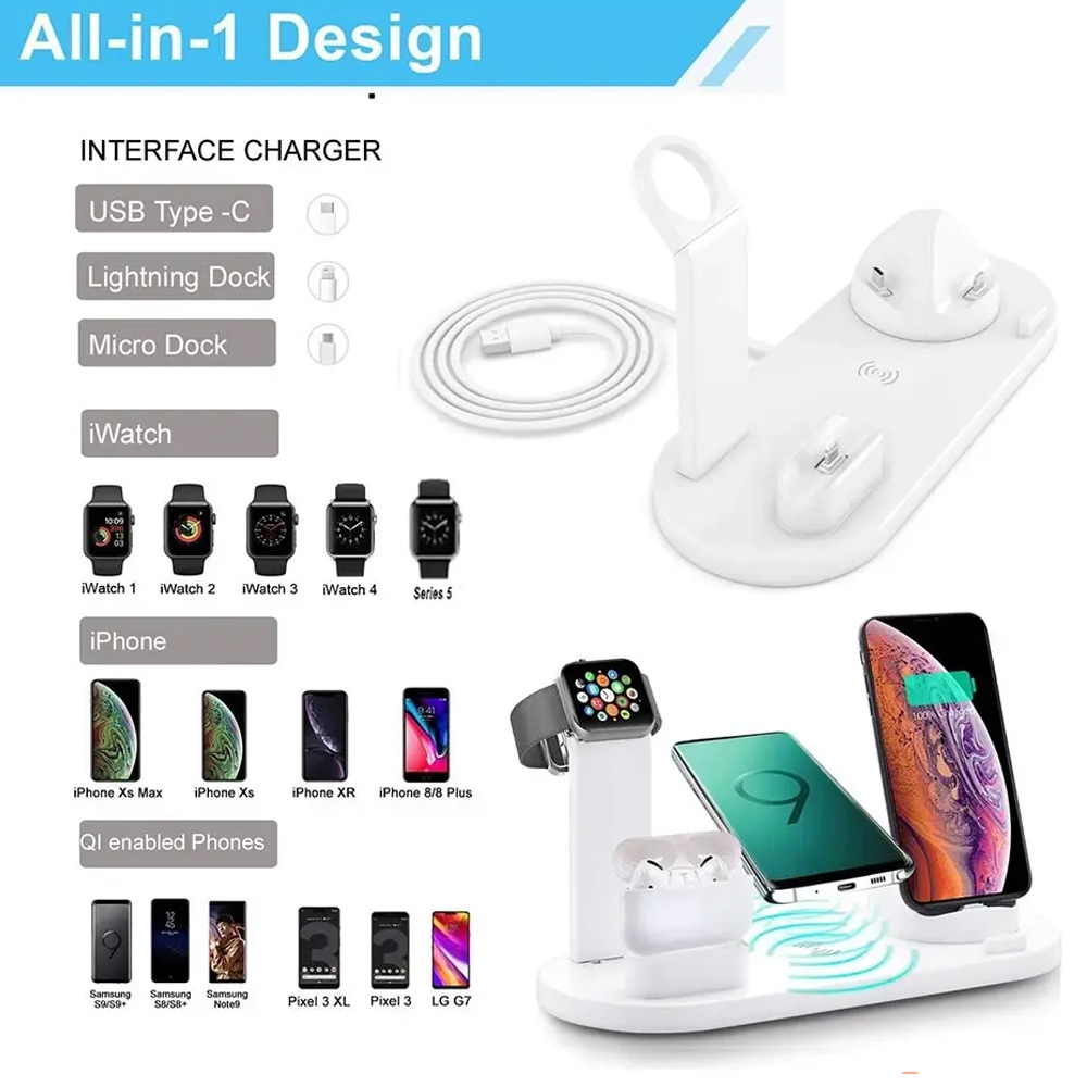 30W 7 in 1 Wireless Charger St - Wireless Charger Watch のレビューと価格