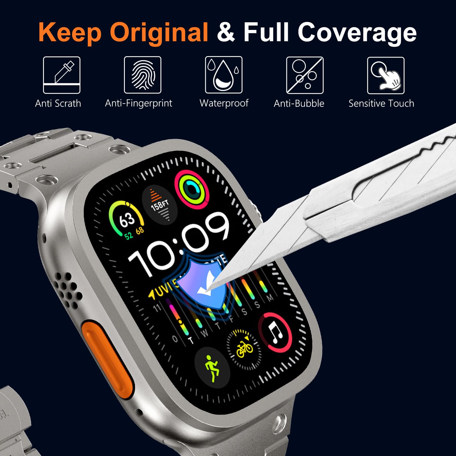 Tempered Glass for Apple Watch - Apple Smartwatch Accessories のレビューと価格