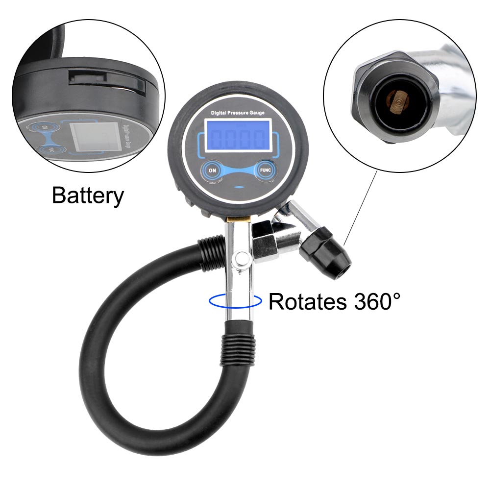 0-200Psi Tire Pressure Gauge M - Smartwatch Universal のレビューと価格