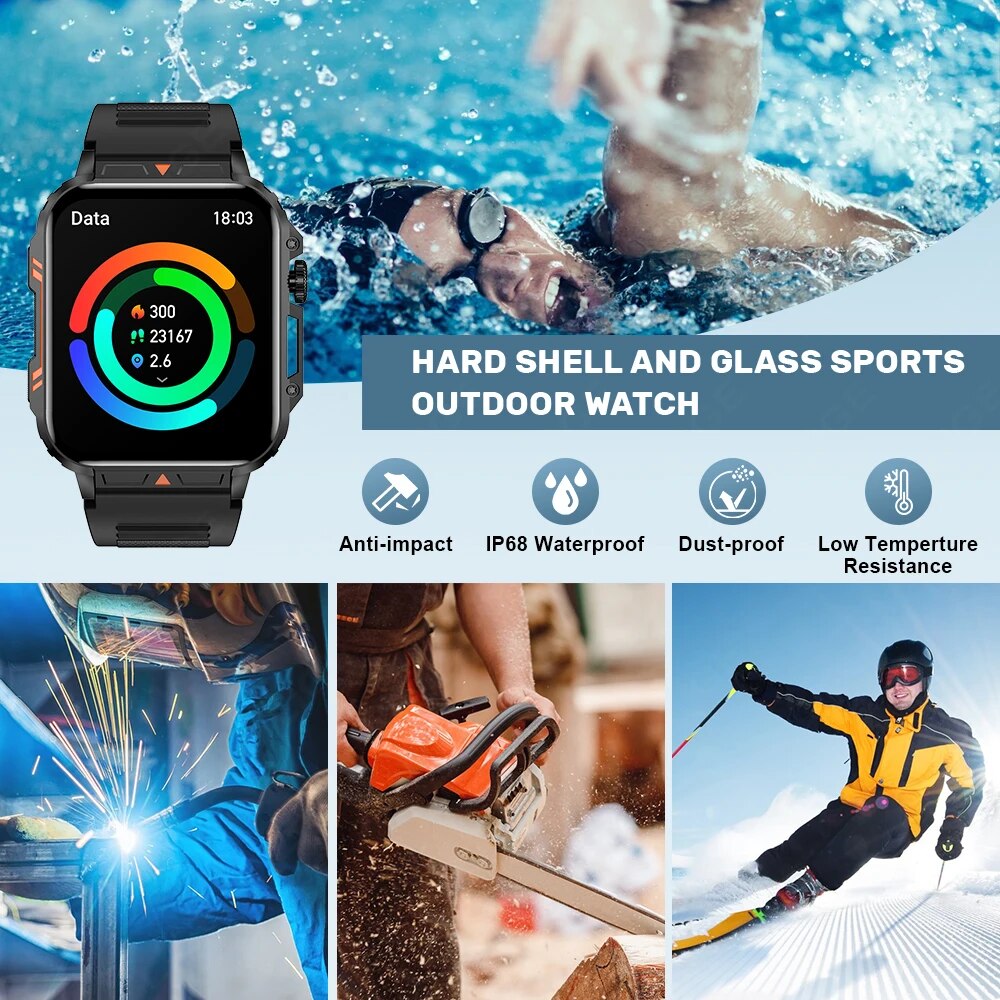 LIGE Smartwatch 1.95 Inch Scre - Smartwatch X12 のレビューと価格