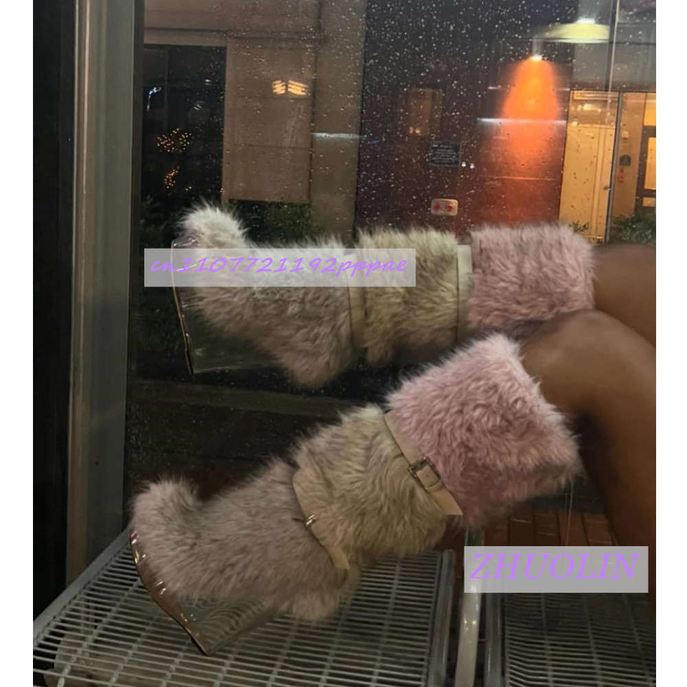 Winter Gradient Furry Transpar - Leather Classic Strap のレビューと価格