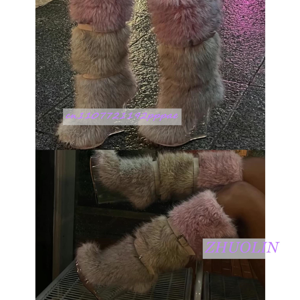 Winter Gradient Furry Transpar - Leather Classic Strap のレビューと価格
