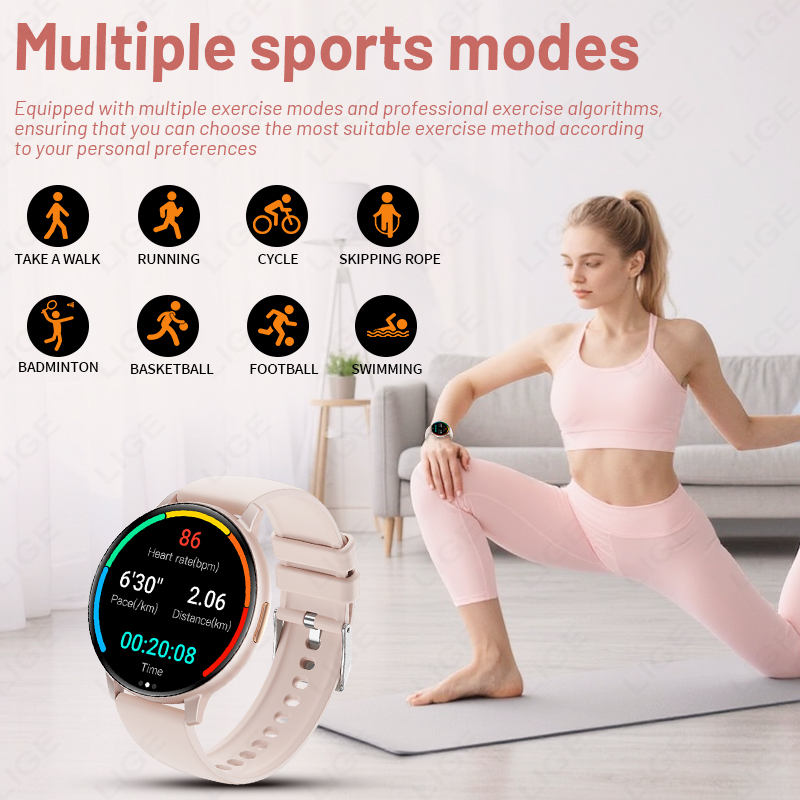 Fitness Tracker Sports Smart W - Smartwatch M Active のレビューと価格