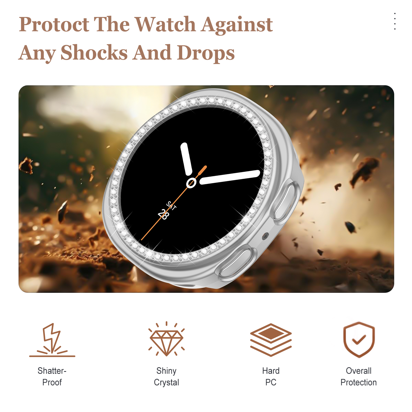 PC Cover For Samsung Galaxy wa - Samsung Smartwatch Accessories のレビューと価格