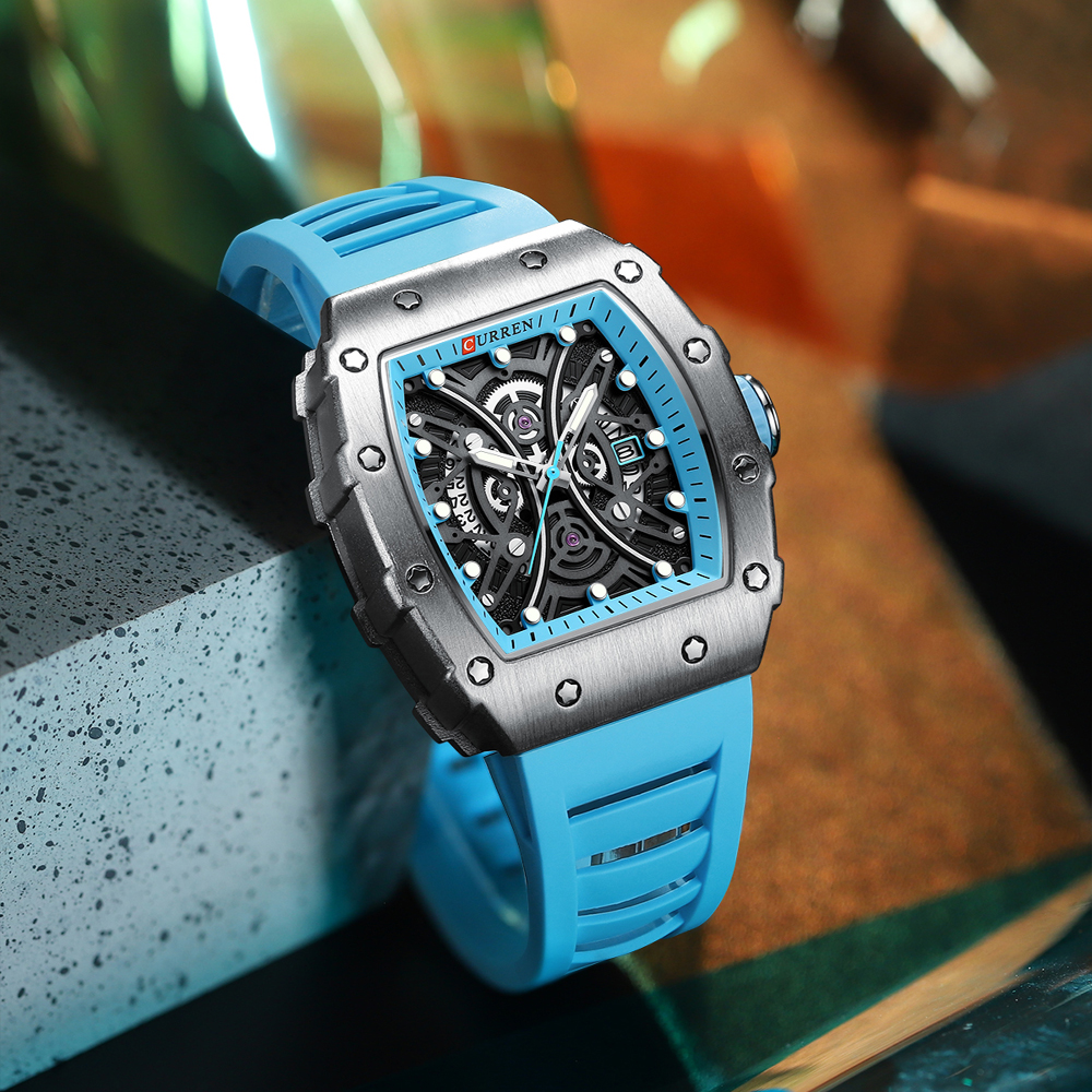 CURREN Men 3D Watch Top Brand  - Smartwatch Guess のレビューと価格