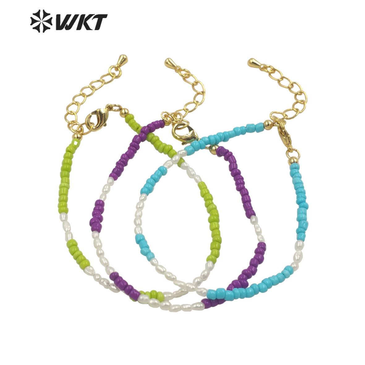 WT-MPB079 Women Elegant Tiny 2 - Ceramic Link Bracelet のレビューと価格