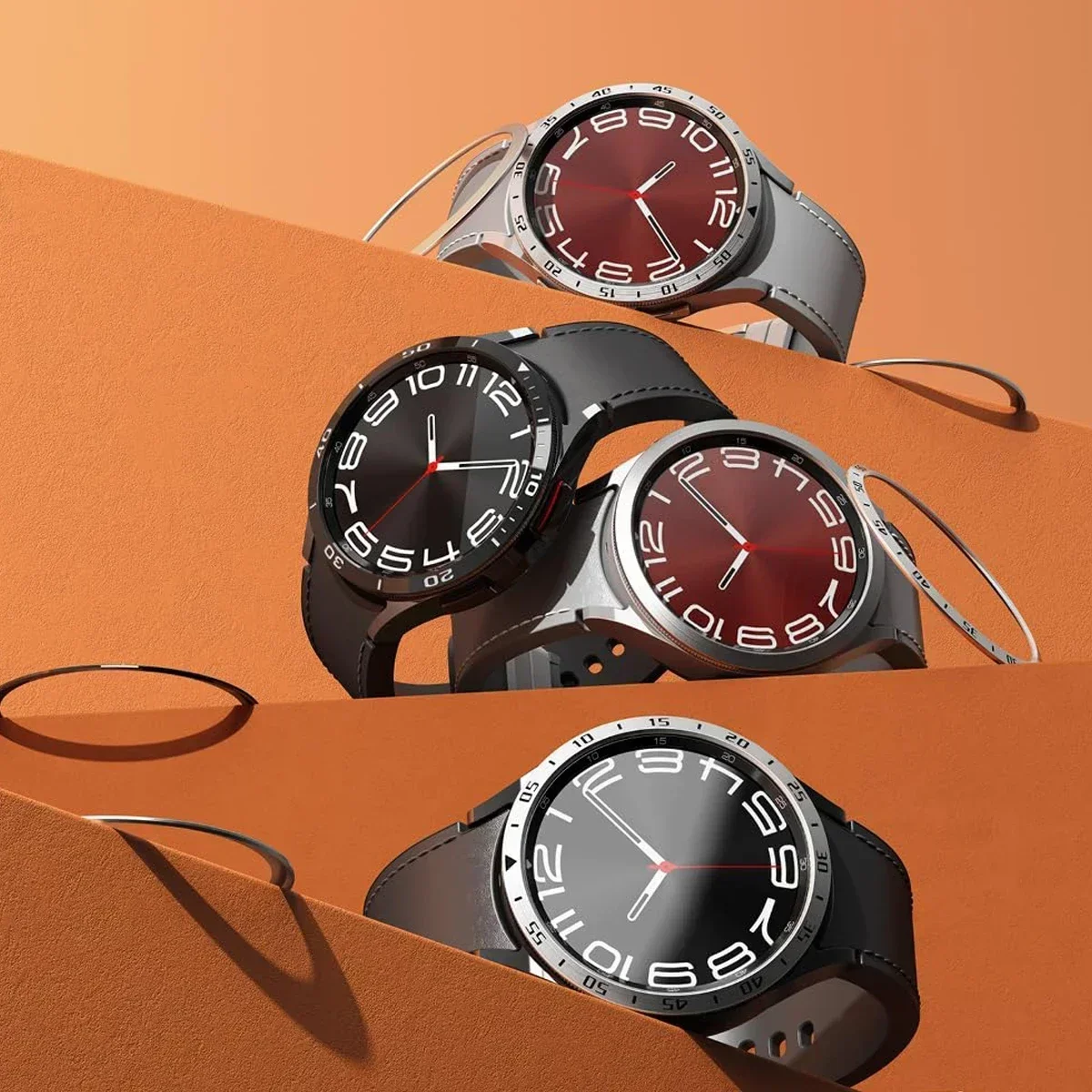 HOT Metal Bezel Ring For Samsu - Smartwatch Band Accessories のレビューと価格
