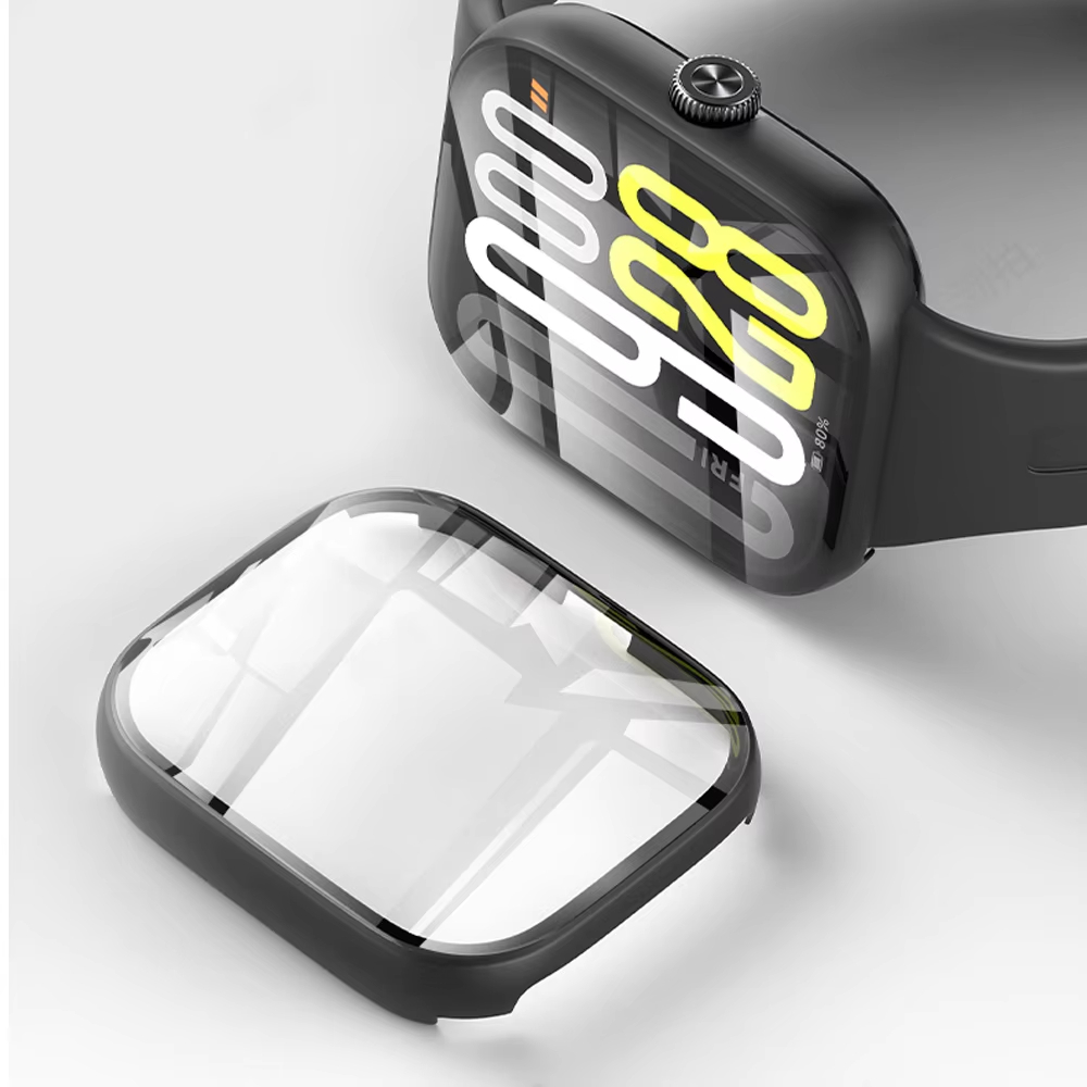 Tempered Glass+Case For Xiaomi - Smartwatch Watch Accessories For Women のレビューと価格