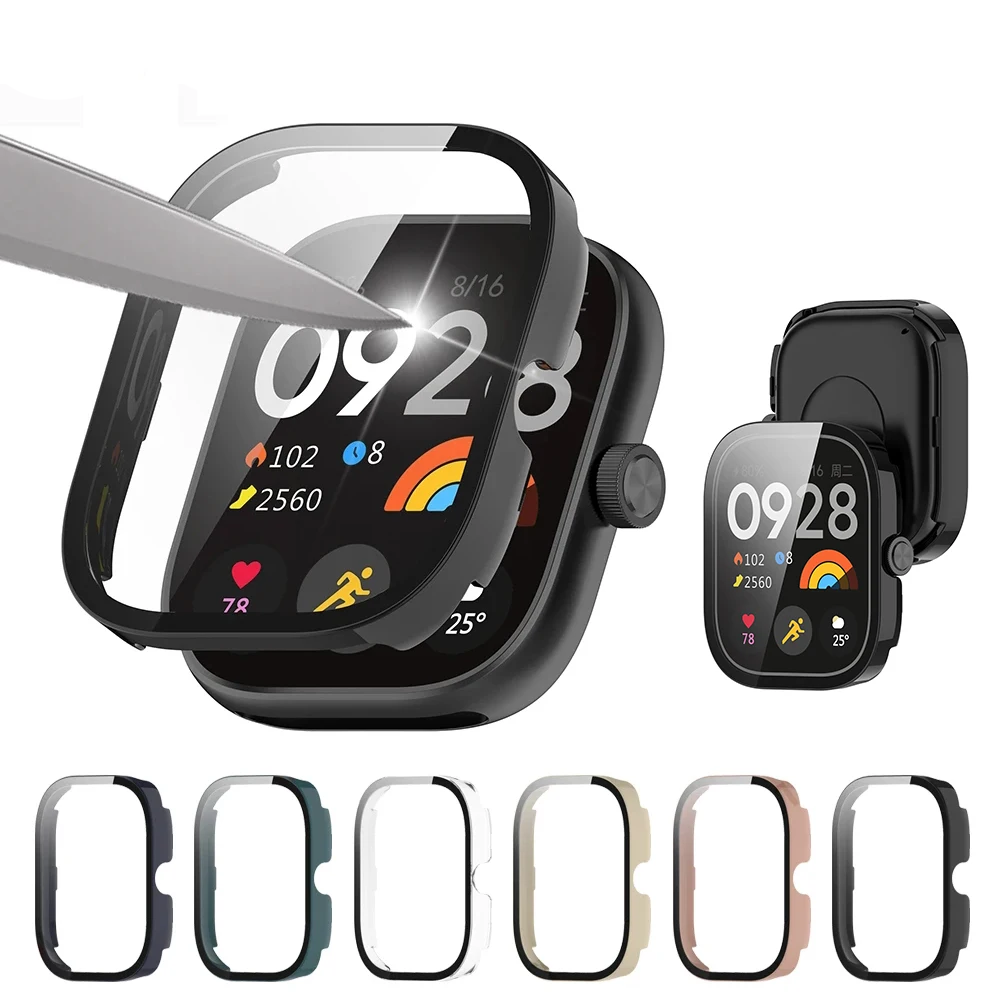 Tempered Glass+Case For Xiaomi - Smartwatch Watch Accessories For Women のレビューと価格