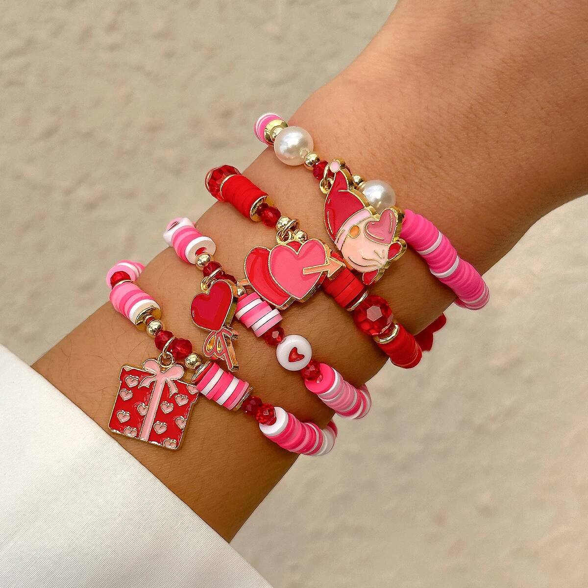 Salircon 4Pcs/Set Bohemia Soft - Ceramic Link Bracelet のレビューと価格