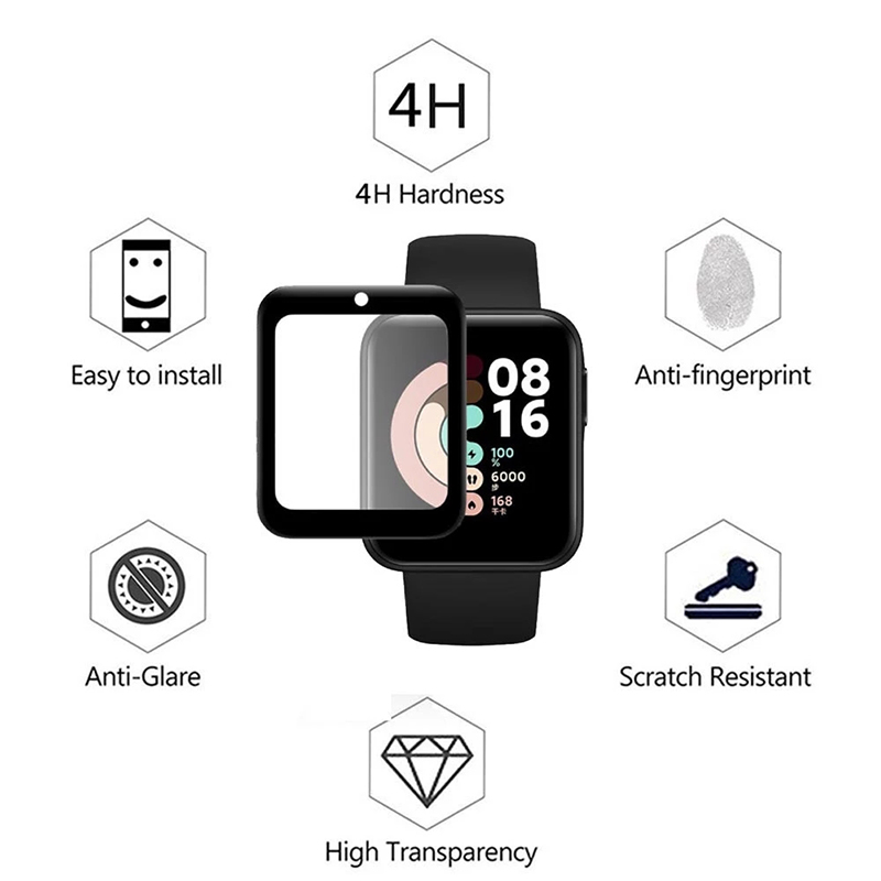 2 Pcs Tempered Glass for Redmi - Garmin Smartwatch Accessories のレビューと価格