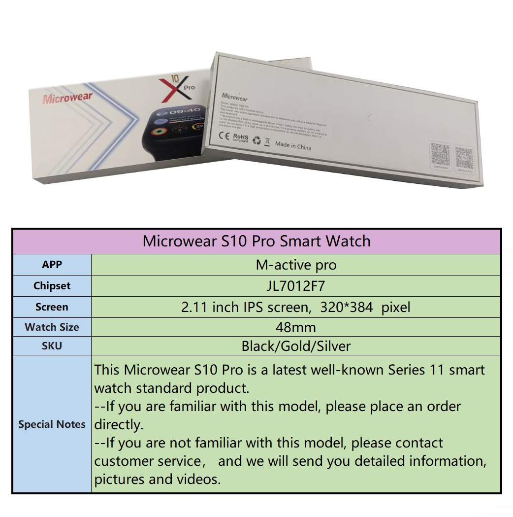 IP68 Waterproof S10pro Smartwa - Smartwatch M Active のレビューと価格