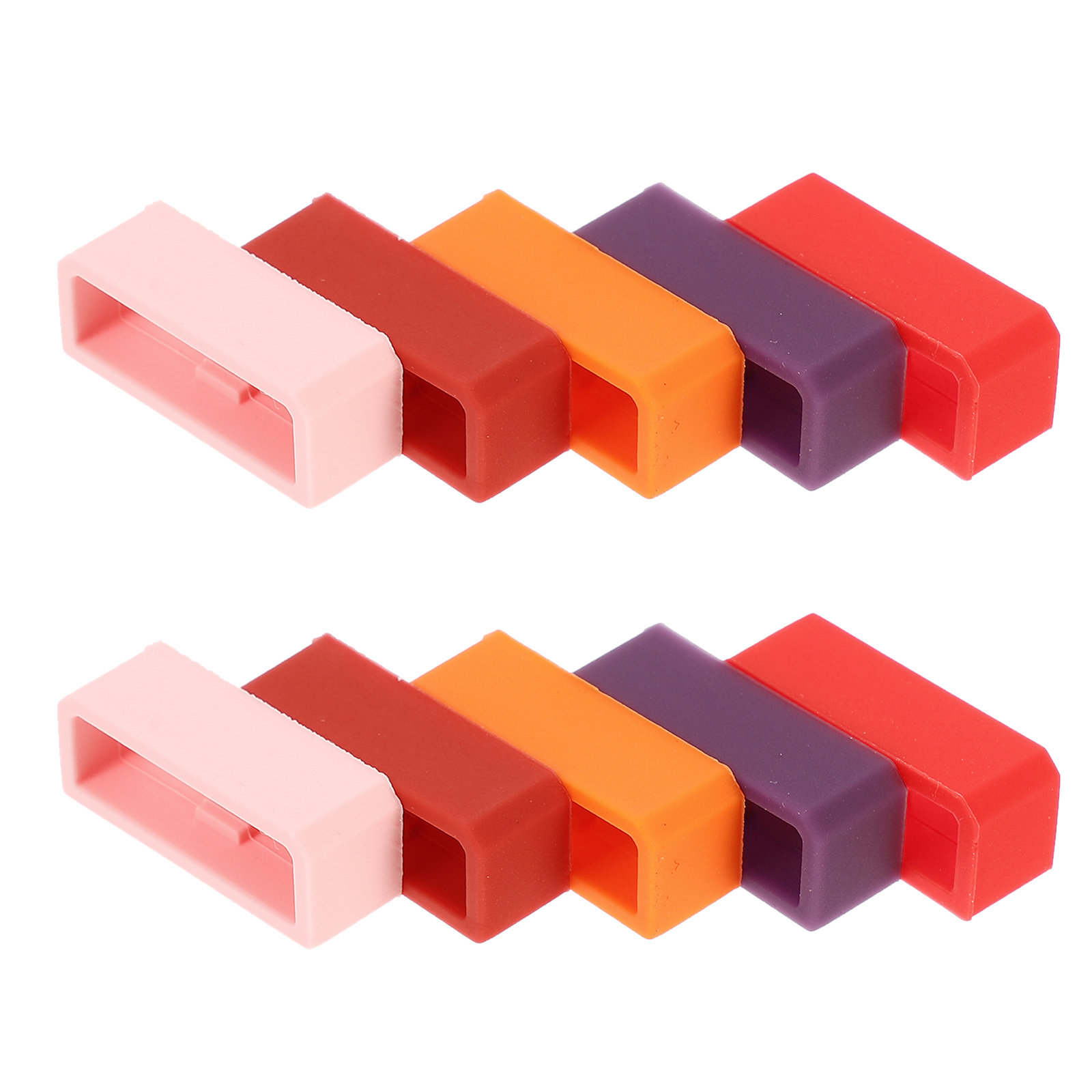 10Pcs Smooth Finish Silicone W - Smartwatch Straps & Accessories のレビューと価格