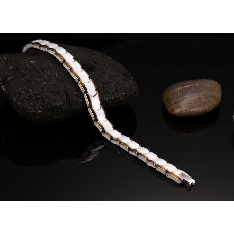 Vinterly Bracelets for Women A - Ceramic Link Bracelet のレビューと価格