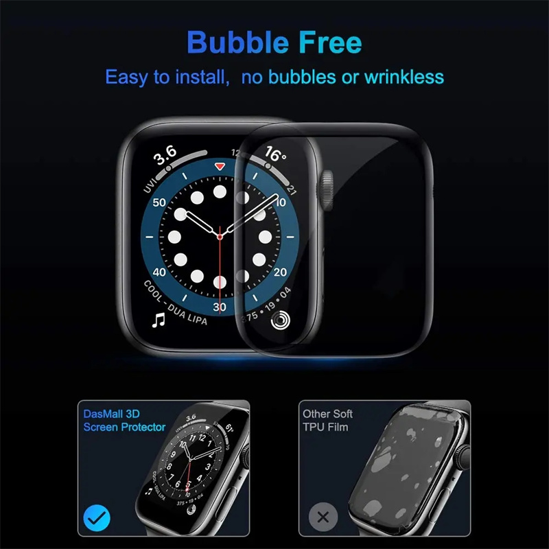Soft Glass For Apple Watch Scr - Apple Smartwatch Accessories のレビューと価格