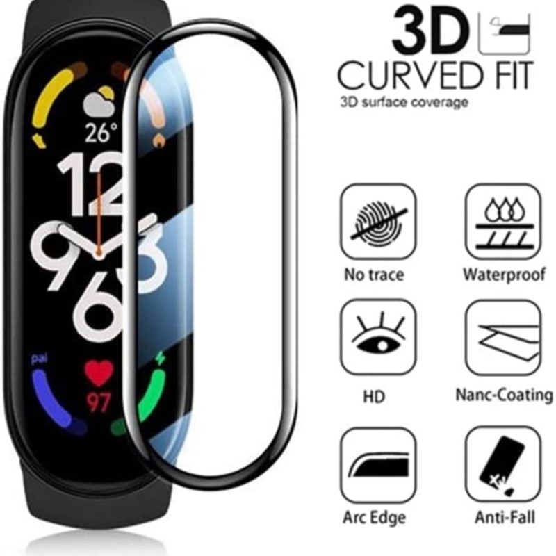 3D Full Screen Protector For X - Smartwatch Straps & Accessories のレビューと価格