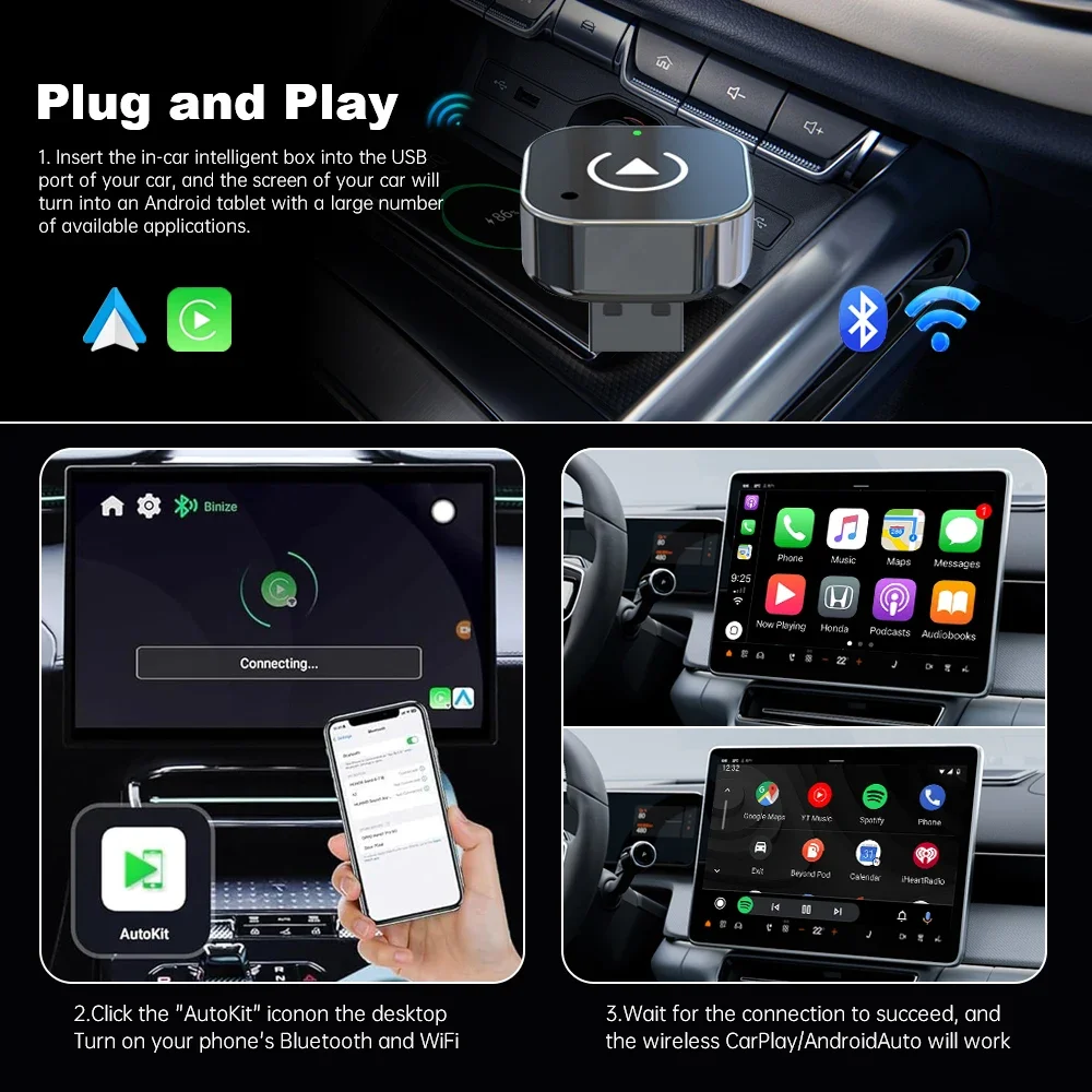 New Wireless CarPlay Android A - Smartwatch Universal のレビューと価格