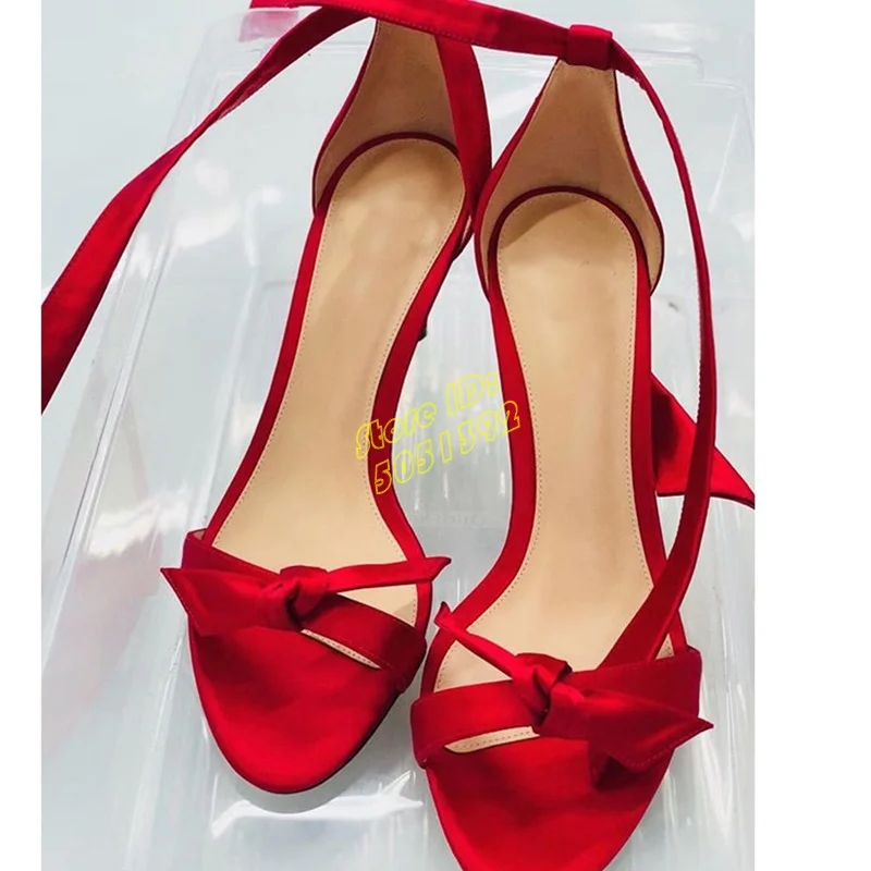 Leather Knot Stiletto High Hee - Leather Classic Strap のレビューと価格