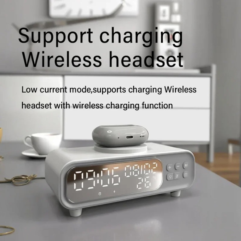 15W Wireless Charger Time Alar - Wireless Charger Watch のレビューと価格