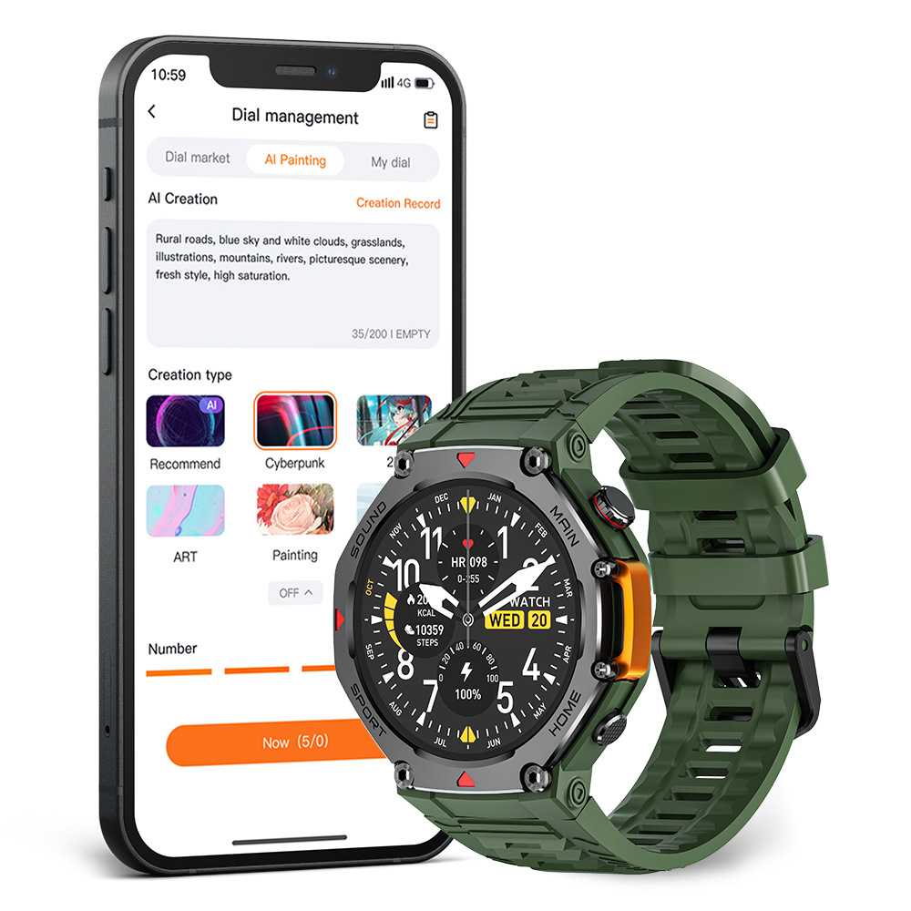 M REX4 Smart Sports Health Wat - Smartwatch M Active のレビューと価格