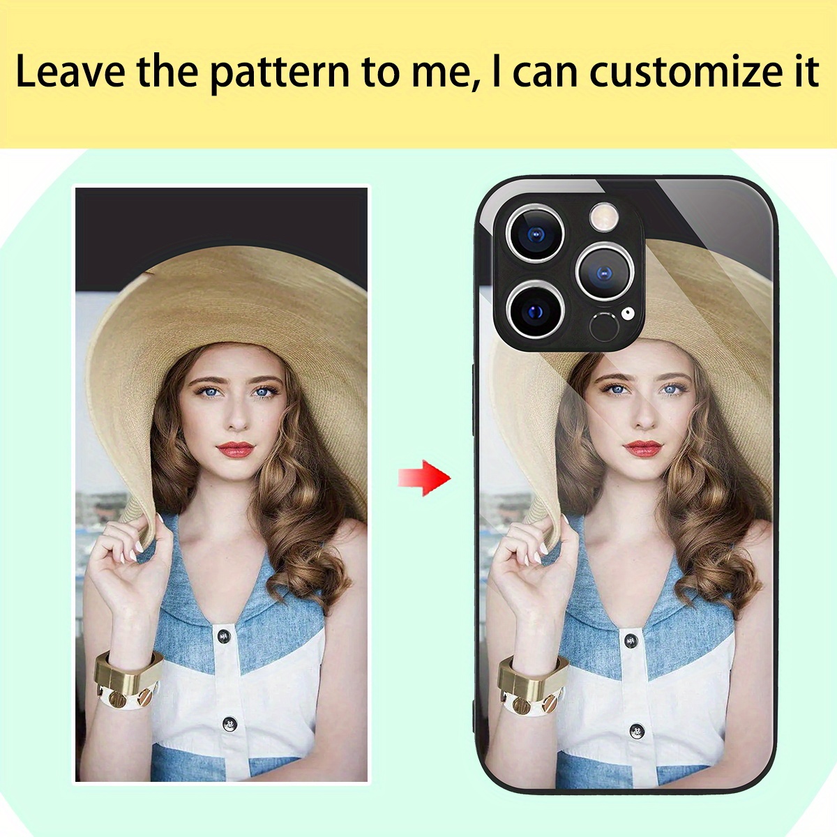 Custom Photo Mirror Glass Case - Screen Protector Film のレビューと価格
